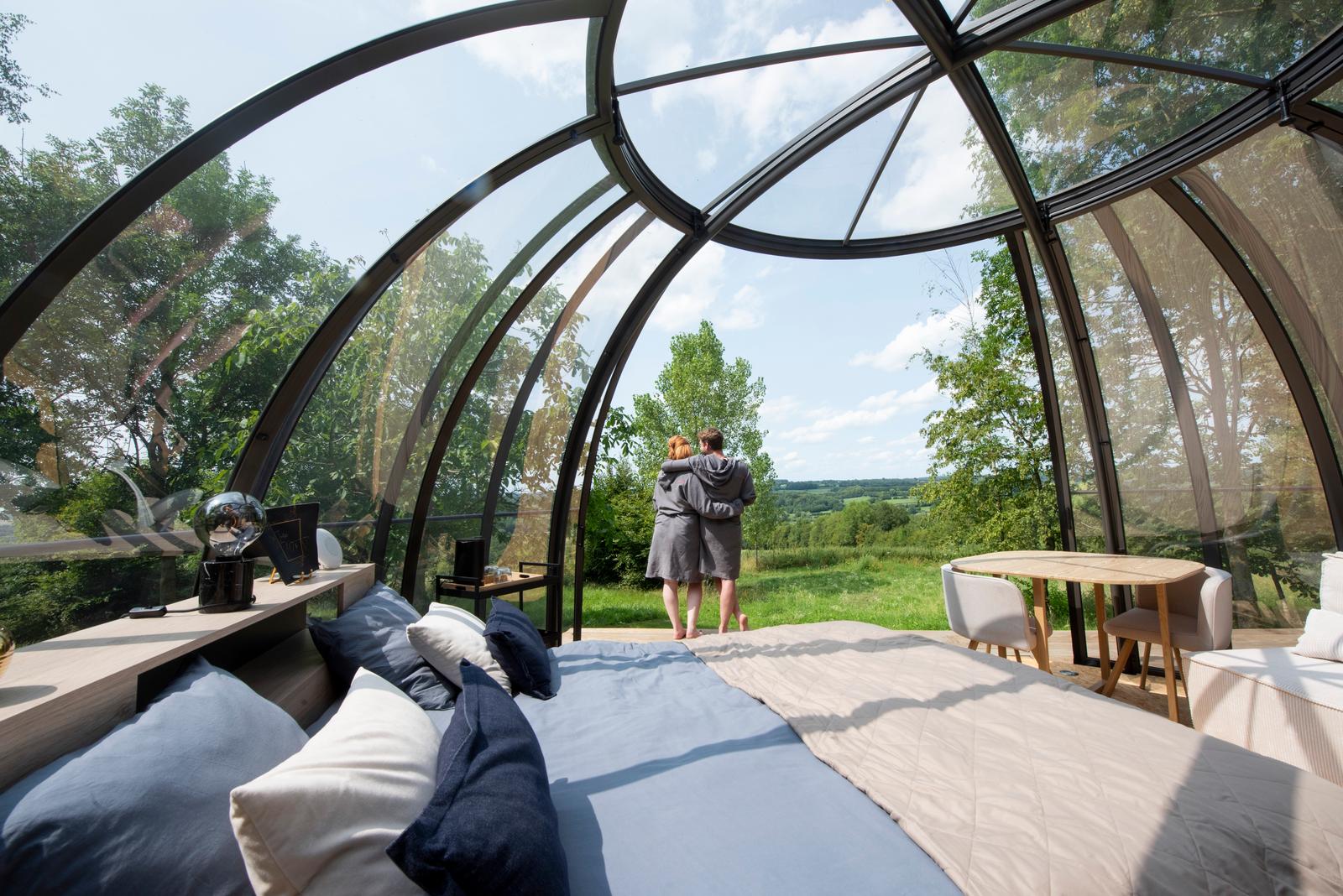 Etréaupont : couple dans la bulle, hébergement insolite, au domaine des Foulons 10