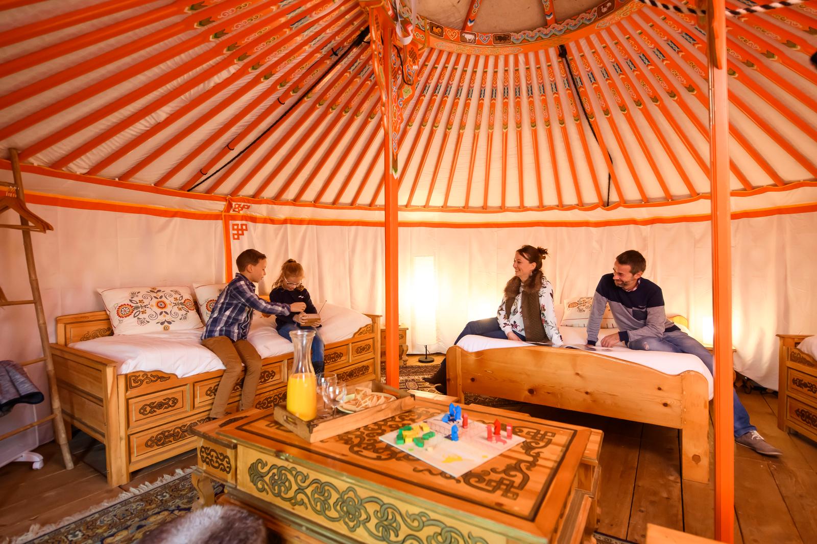 Trie-Château : le village des templiers, yourte 24